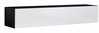 TV-alus ASM, 160 x 40 x 30cm, valge/must