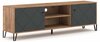 TV-alus Wipmeb Bilbao BL02, 183 x 40 x 55 cm, grafiit/tubakas tamm