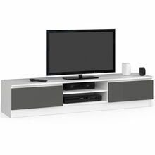 TV-laud Akord RTV K160, 40 x 160 x 33 cm, valge/hall