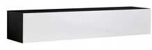 TV-alus ASM, 160 x 40 x 30cm, valge/must