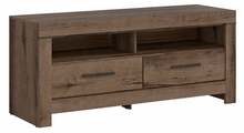 TV-alus Black Red White Balin, 140 x 45 x 61 cm, tamm/pruun/must