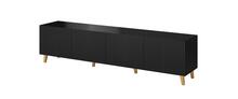 TV-alus Cama Meble Pafos, 200 x 42 x 52 cm, must matt