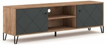 TV-alus Wipmeb Bilbao BL02, 183 x 40 x 55 cm, grafiit/tubakas tamm