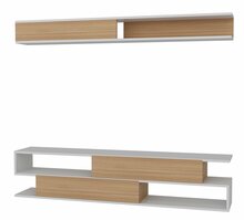 Elutoa mööblikomplekt Kalune Design Sims, valge/pruun/beež