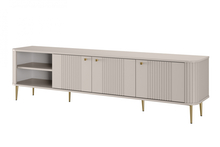 TV-alus Bogart Vesper 187 RD, 187 cm, kašmiir MDF, kašmiir, kuldsed jalad