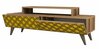 TV-laud Kalune Design 845, 140 x 41.8 x 48.8 cm, pruun/kollane