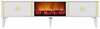 TV-alus Kalune Design Doruk, 150 x 29.6 x 44.6 cm, kuldne/valge