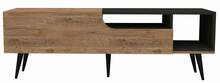 TV-alus Kalune Design Alba, 29.6 x 150 x 49.6 cm, antratsiit/pruun