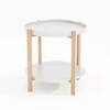 Abilaud Home4you Norah, 50 x 50 x 55 cm, valge