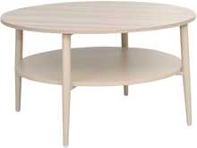 Diivanilaud Home4You Lester, 80 x 80 x 45 cm, hele puit/beež