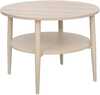 Diivanilaud Home4You Lester, 60 x 60 x 45 cm, hele puit / beež