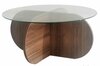 Kohvilaud Kalune Design Bubble, 75 x 75 x 35 cm, pähkel