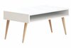 Kohvilaud Kalune Design Via, 80 x 45 x 53.6 cm, valge