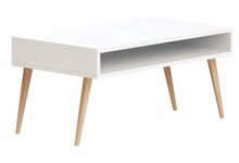 Kohvilaud Kalune Design Via, 80 x 45 x 53.6 cm, valge