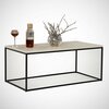 Diivanilaud Kalune Design Cosco, 95 x 55 x 43 cm, tamm, helepruun