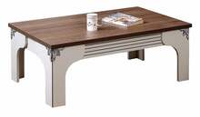 Kohvilaud Kalune Design Gazel, 110 x 65 x 45 cm, pruun/valge