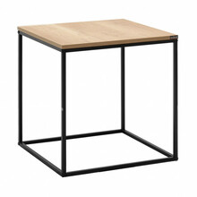 Kohvilaud Kalune Design SHP-950-TT-1, 50 x 50 x 52 cm, must/pähkel