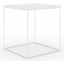 Kohvilaud ADRK Furniture Adina, 40 x 40 x 43 cm, valge
