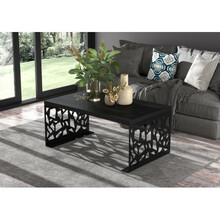 Kohvilaud ADRK Furniture Semara, 100 x 60 x 45 cm, must
