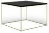 Kohvilaud ADRK Furniture Roni, 65 x 65 x 37 cm, must/kuldne