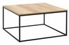Kohvilaud Kalune Design SHP-980-TT-1, 80 x 80 x 42 cm, pruun/must