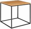 Diivanilaud House Nordic Vita, 45 x 45 x 45 cm, tamme imitatsioon, must raam