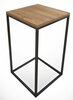 Kohvilaud Kalune Design Pure, 35 x 35 x 62 cm, pruun/must