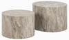 Diivanilauakomplekt Actona Dice, 50 - 58 x 58 x 33 - 40 cm, hall, 2 tk
