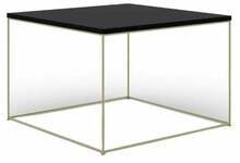 Kohvilaud ADRK Furniture Roni, 65 x 65 x 37 cm, must/kuldne