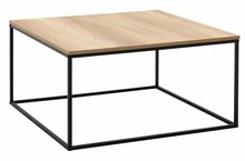Kohvilaud Kalune Design SHP-980-TT-1, 80 x 80 x 42 cm, pruun/must