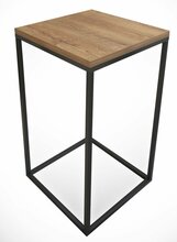 Kohvilaud Kalune Design Pure, 35 x 35 x 62 cm, pruun/must