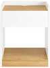 Diivanilaud Sobuy FBT128-WN, 45 x 40 x 55 cm, valge/heledapruun