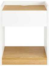 Diivanilaud Sobuy FBT128-WN, 45 x 40 x 55 cm, valge/heledapruun