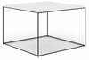 Kohvilaud ADRK Furniture Roni, 65 x 65 x 37 cm, valge/must