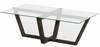 Kohvilaud Kalune Design Amalfi, 105 x 65 x 35 cm, antratsiit