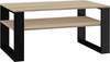 Kohvilaud Top E Shop Modern 1P, 90 x 58 x 50 cm, tamm/must