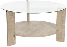 Kohvilaud Nordure Clara, 75 x 75 x 40 cm, beež