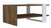 Kohvilaud Kalune Design Gaye, 80 x 50 x 35 cm, pruun/valge