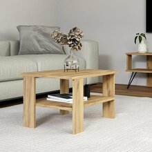 Diivanilaud Hanah Home Duama, 60 x 37 x 45 cm, tamm