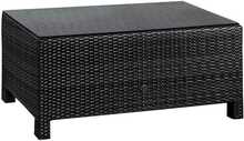 Diivanilaud Home4you Sevilla New, 71 x 71 x 30 cm, must/pruun