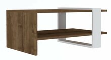 Kohvilaud Kalune Design Gaye, 80 x 50 x 35 cm, pruun/valge