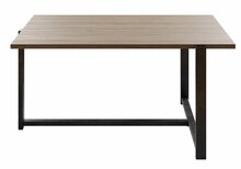Diivanilaud Kalune Design Merideths, 92 x 64 x 45 cm, must/pähkel