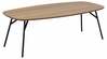 Kohvilaud Actona Caracas, 120 x 60 x 40 cm, pruun/must, tammepuidust spoon, matt must teras