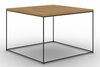 Kohvilaud ADRK Furniture Roni, 65 x 65 x 37 cm, pruun/must/pruunikas