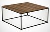 Kohvilaud Kalune Design Poly, 75 x 75 x 43 cm, pähkel