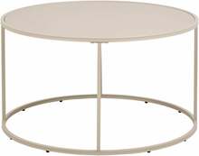 Kohvilaud Actona Seaford, 80 x 45 cm, hall, melamiinist pealispind, terasest alusraam