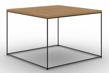 Kohvilaud ADRK Furniture Roni, 65 x 65 x 37 cm, pruun/must/pruunikas