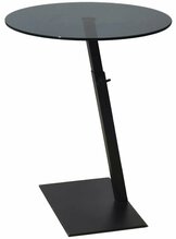 Kohvilaud Kalune Design Fume, 40 x 40 x 45 - 75 cm, must
