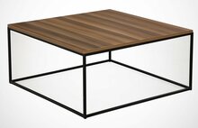 Kohvilaud Kalune Design Poly, 75 x 75 x 43 cm, pähkel
