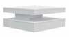 Kohvilaud Forte Turn, 78 x 78 x 35.3 cm, valge